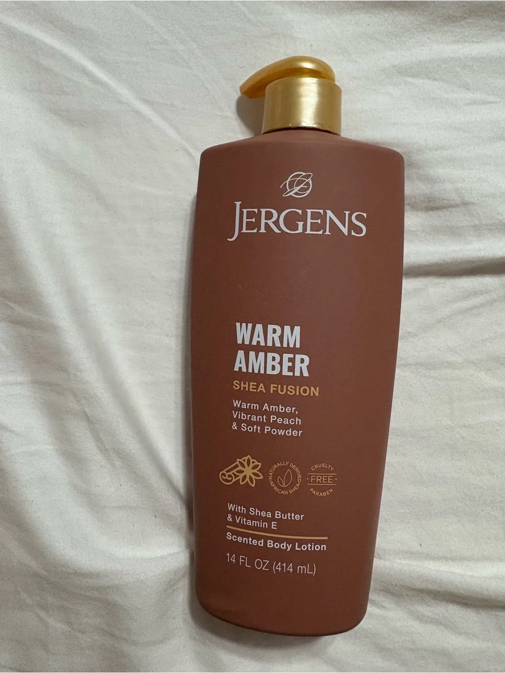 Jergens Warm Amber Shea Fusion Scented Body Lotion